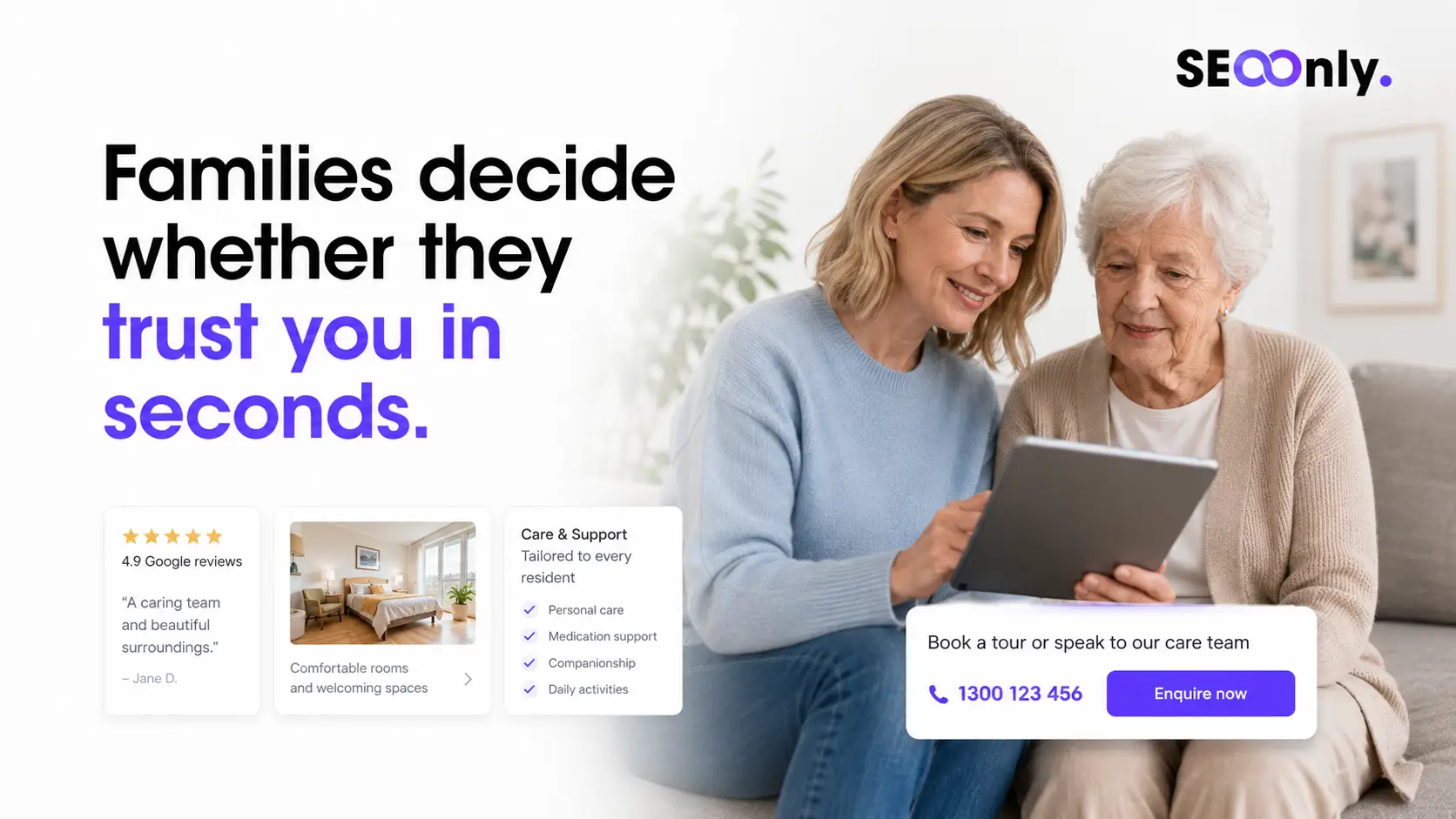 Aged Care Website Checklist: What Builds Trust in the First 10 Seconds